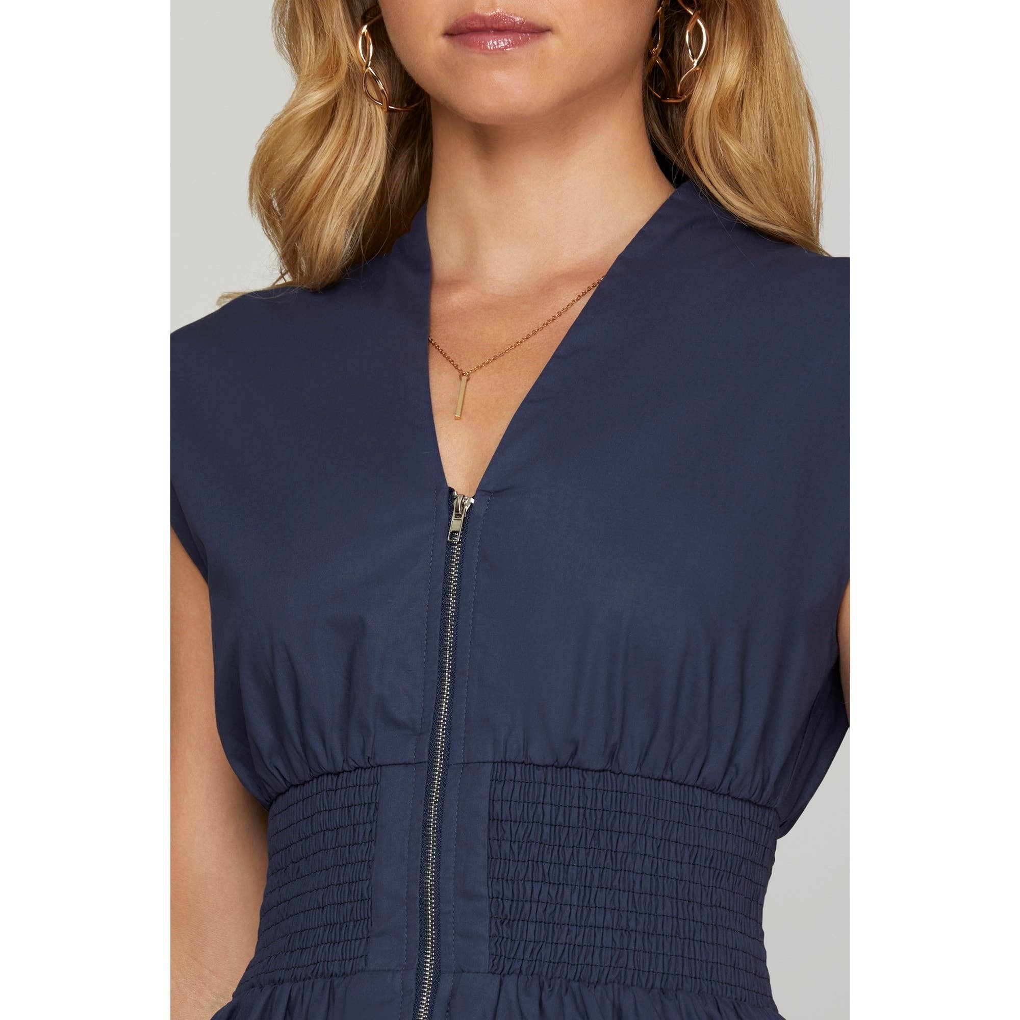Navy Night Dress