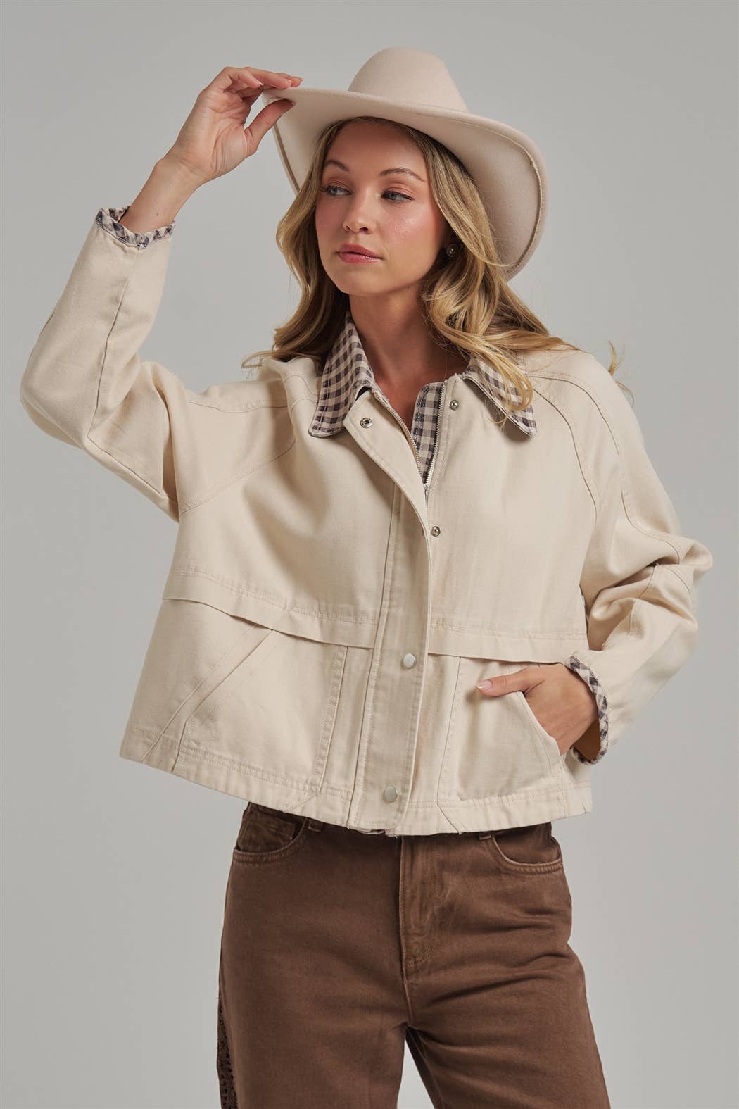 Gingham Jacket