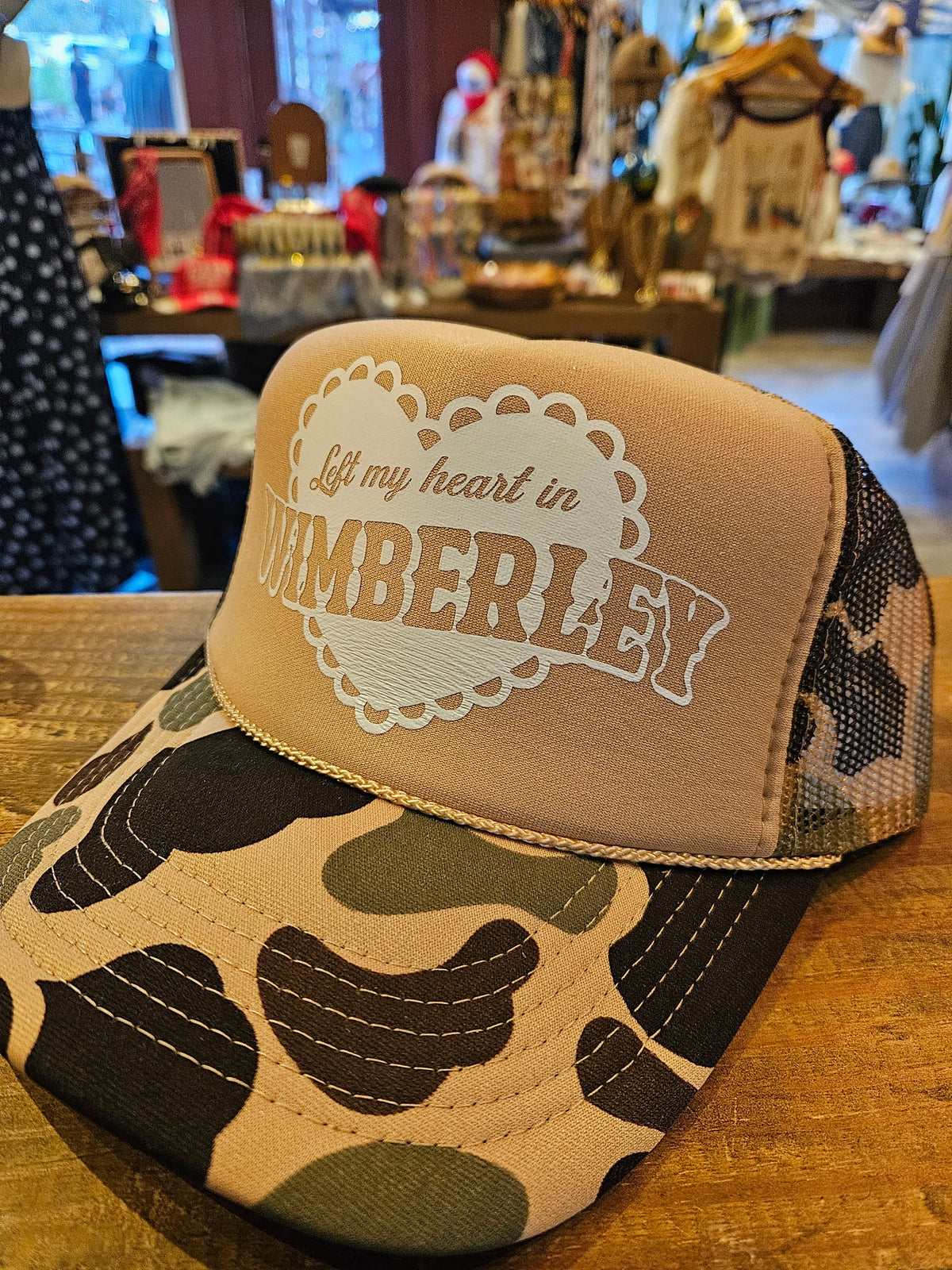 Left My Heart In WIMBERLEY Trucker Hat