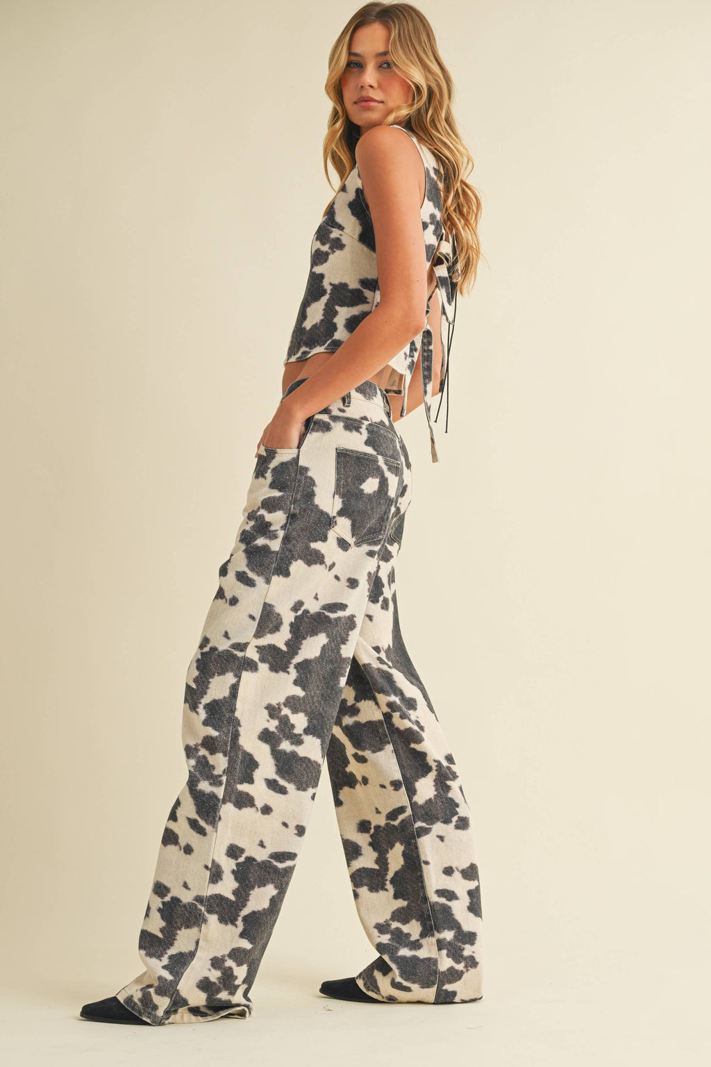 Cowhide Chic Set