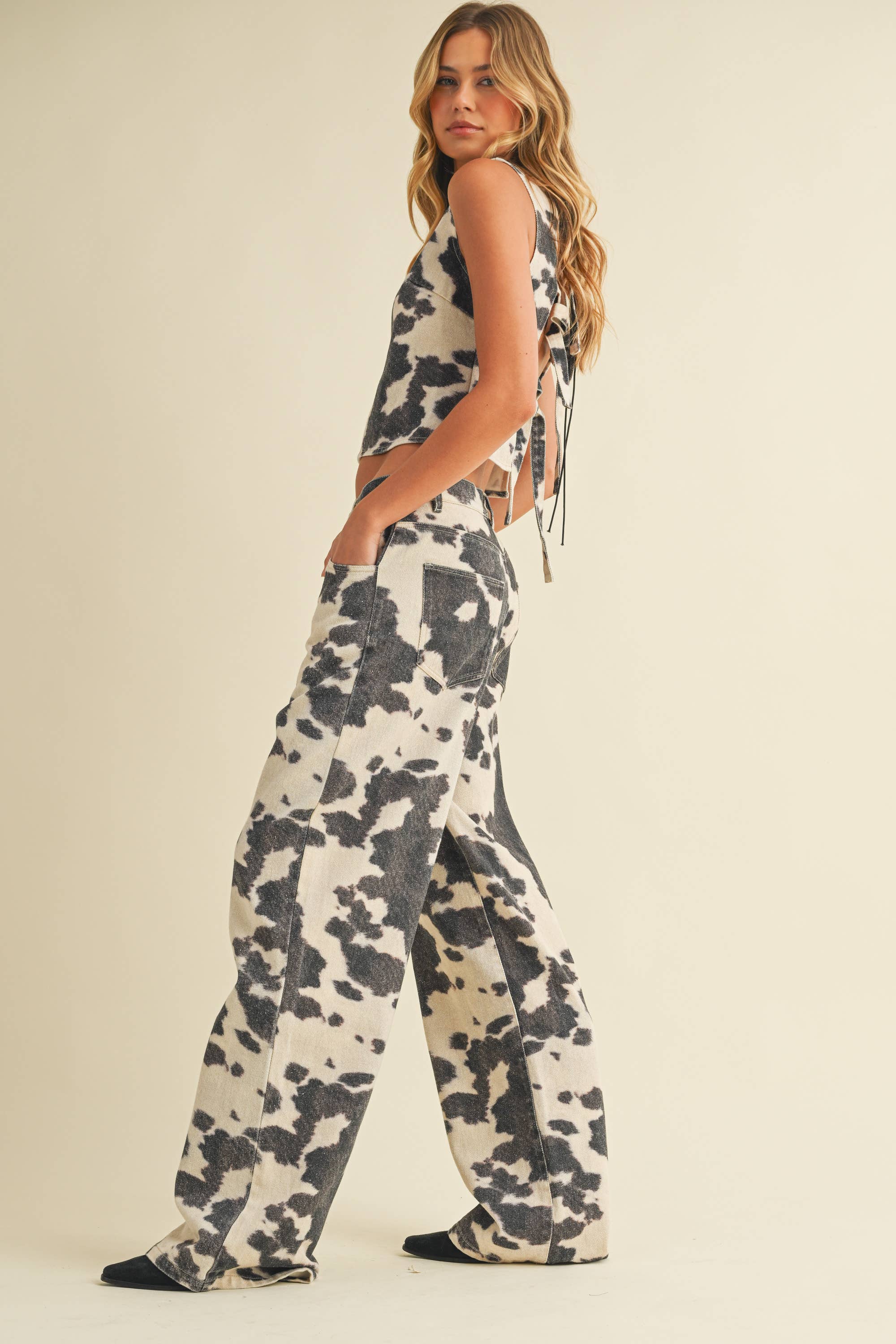 Cowhide Chic Set