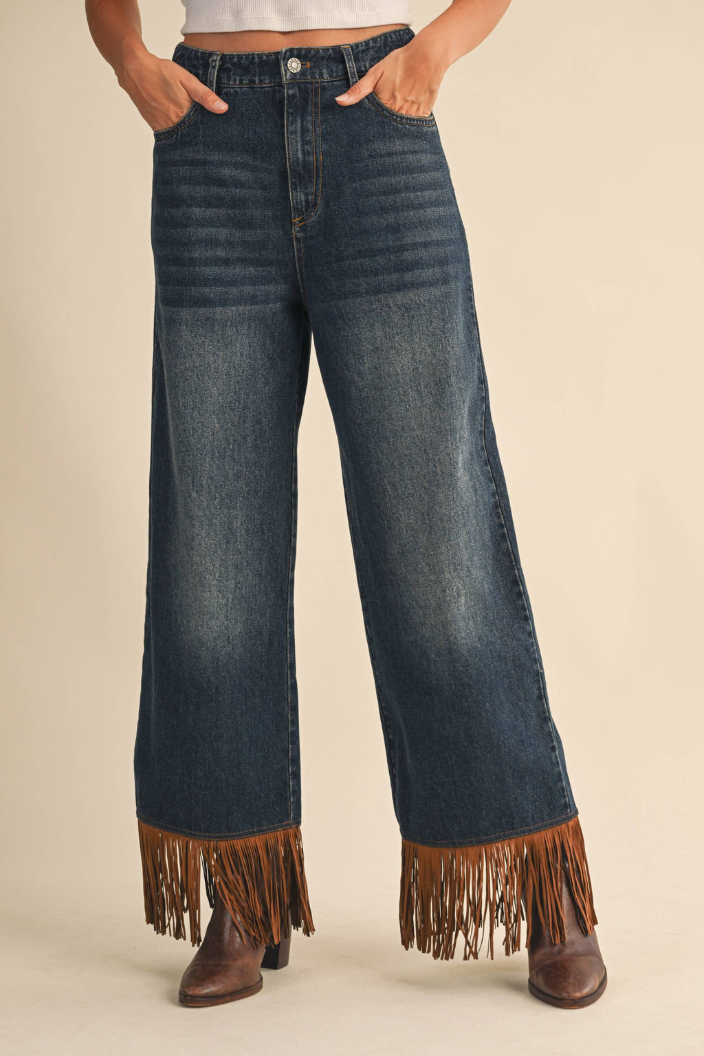Signature Fringe Denim