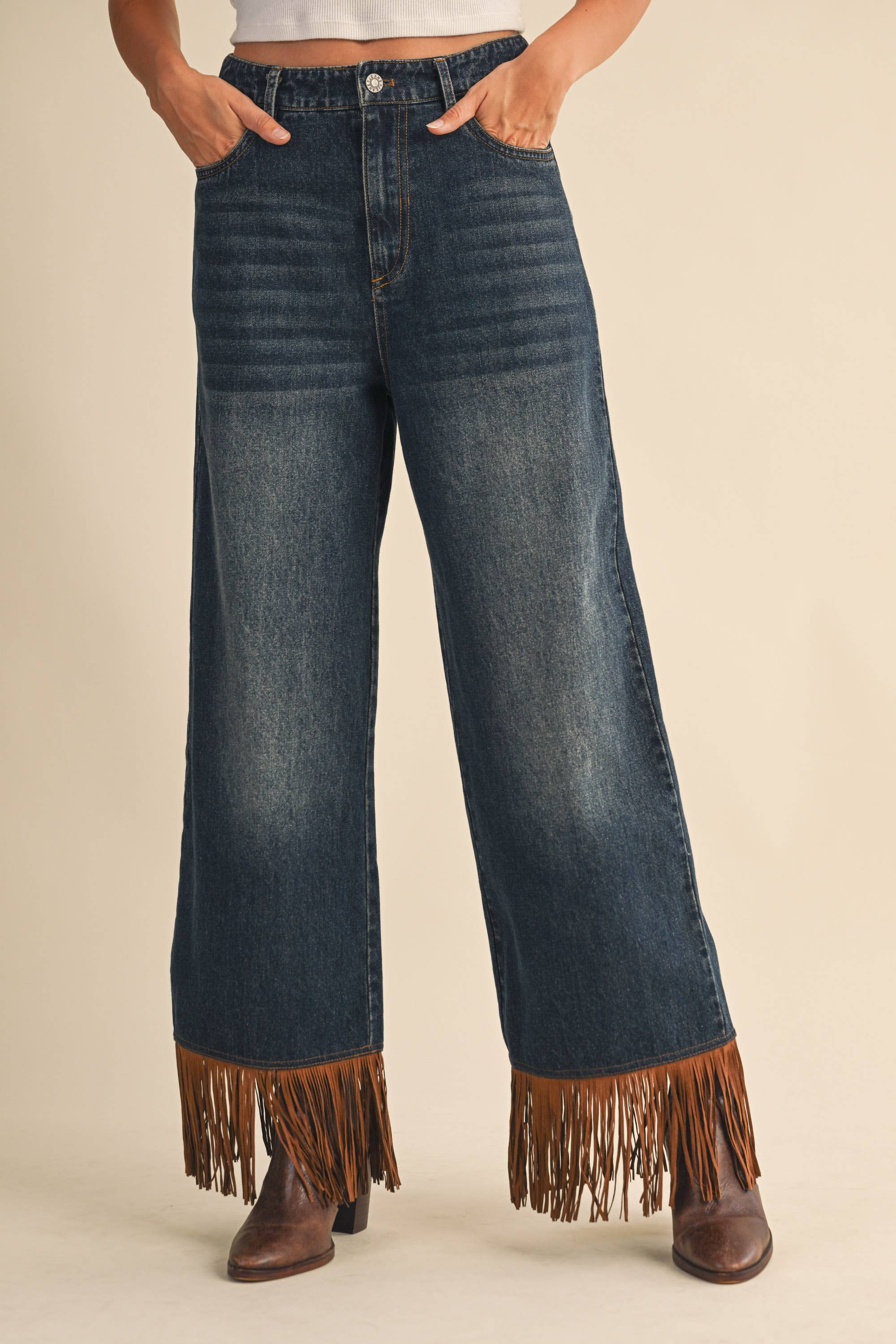 Signature Fringe Denim