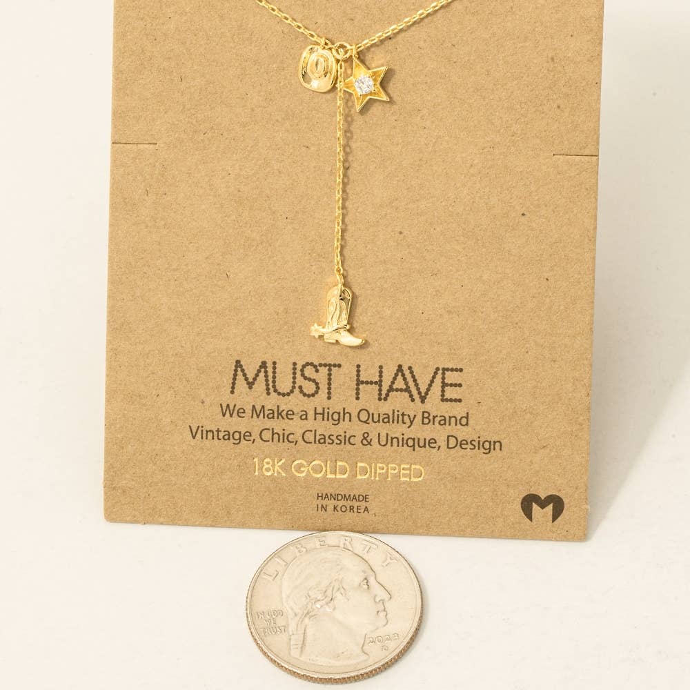 Sunset Trail Y Necklace