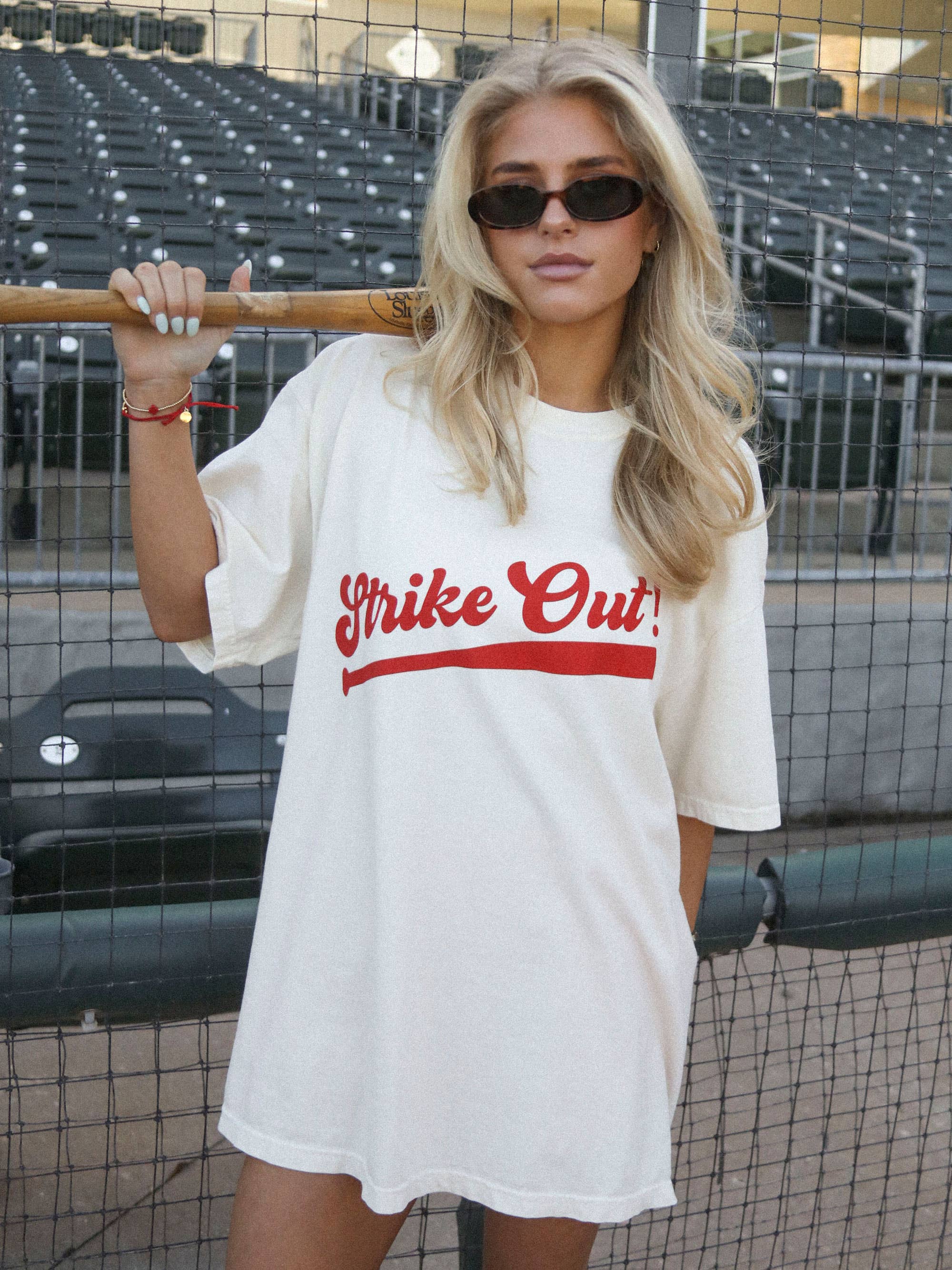 Strike Out Comfort Colors Tee