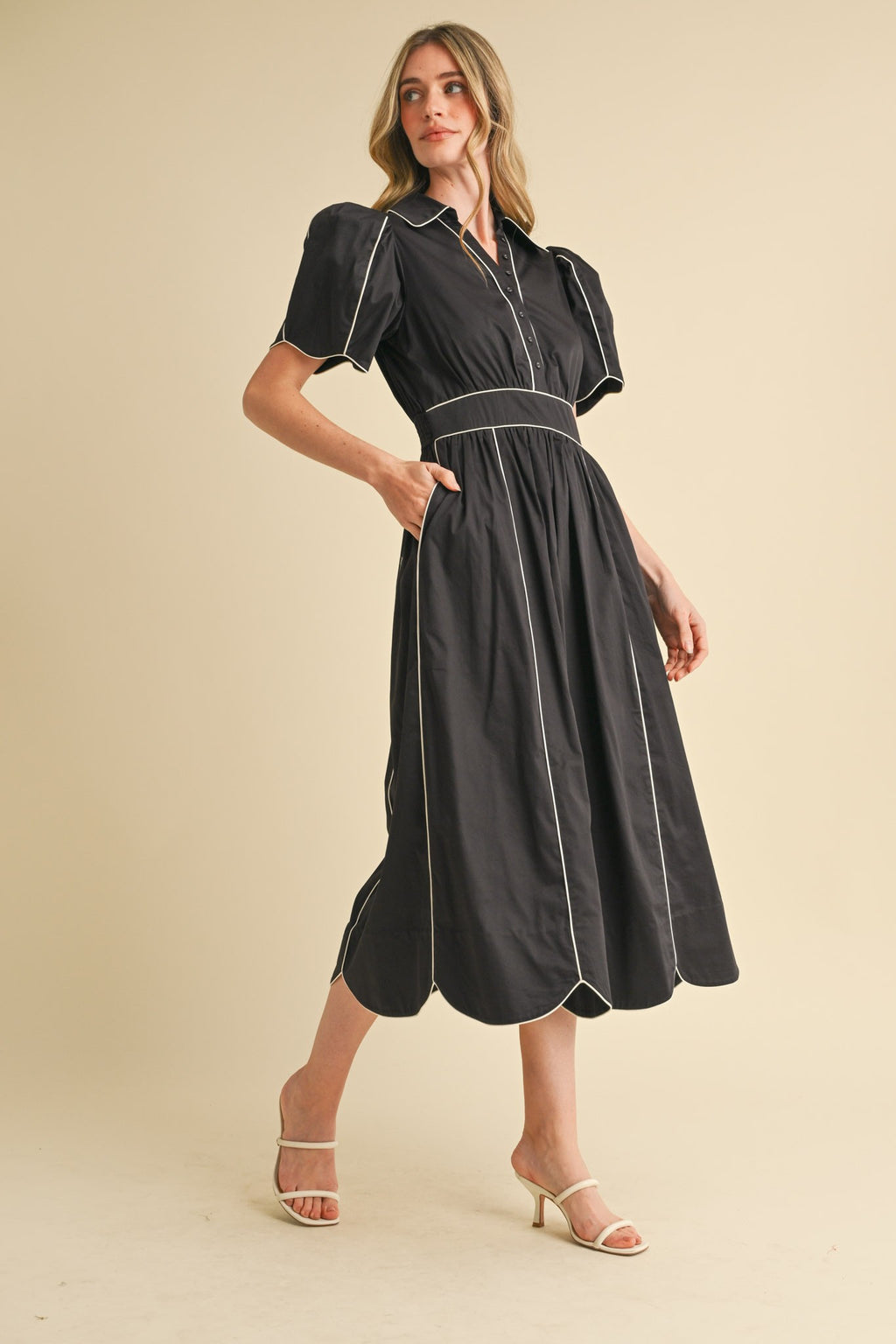 Scallop Society Dress - Final Sale