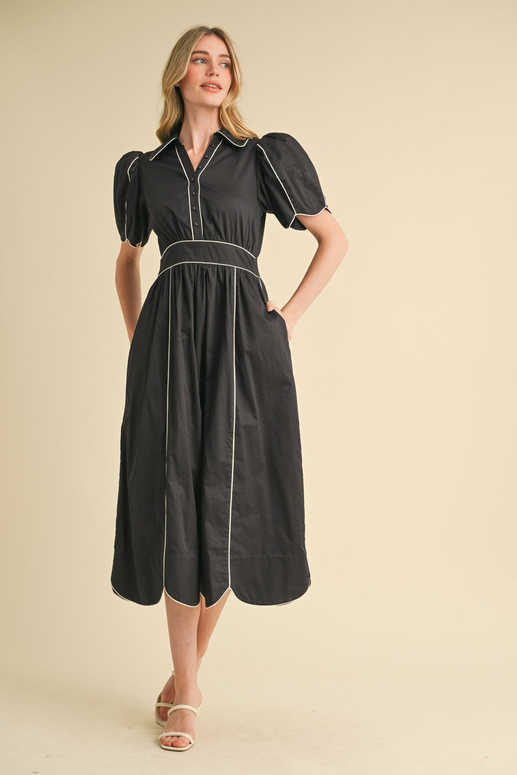 Scallop Society Dress - Final Sale