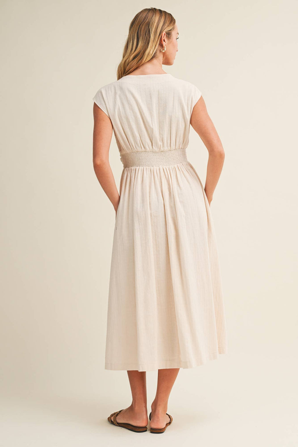 Twisted Knot Midi Dress