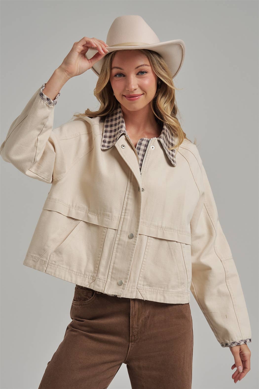 Gingham Jacket