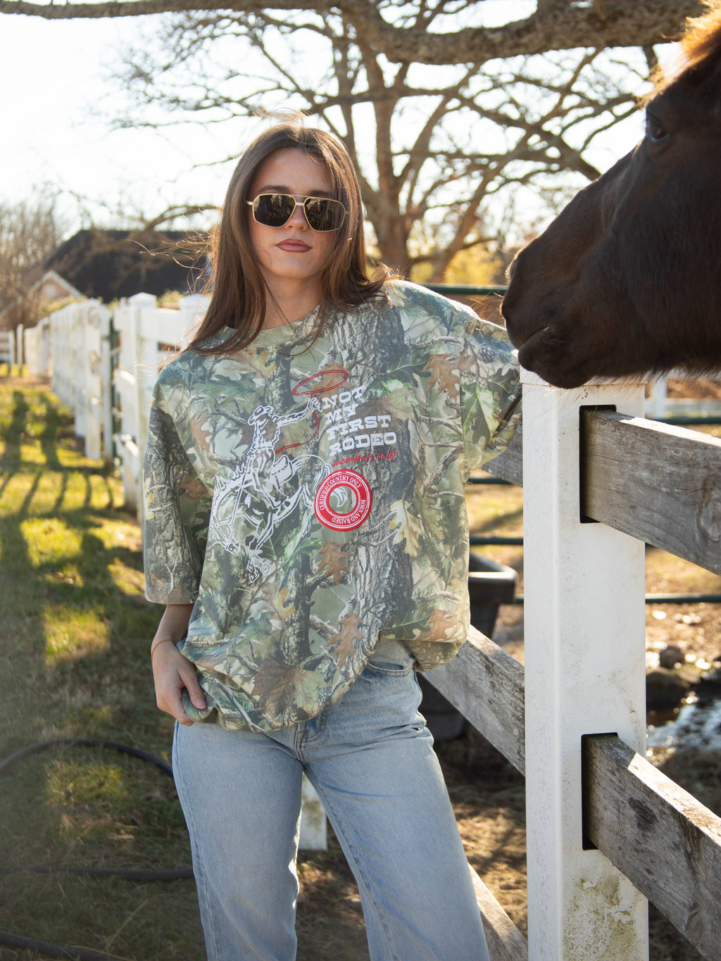 Camo Oversize Tee