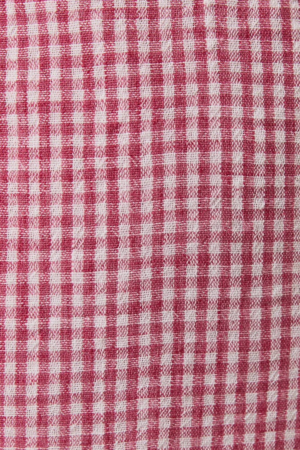 Gingham Red Skort