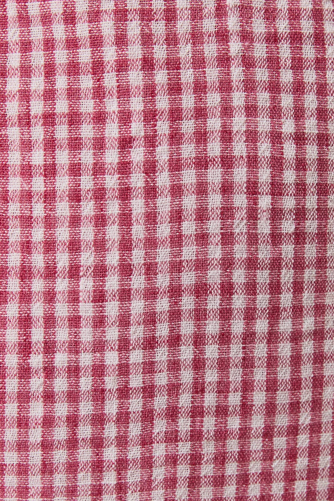 Gingham Red Skort