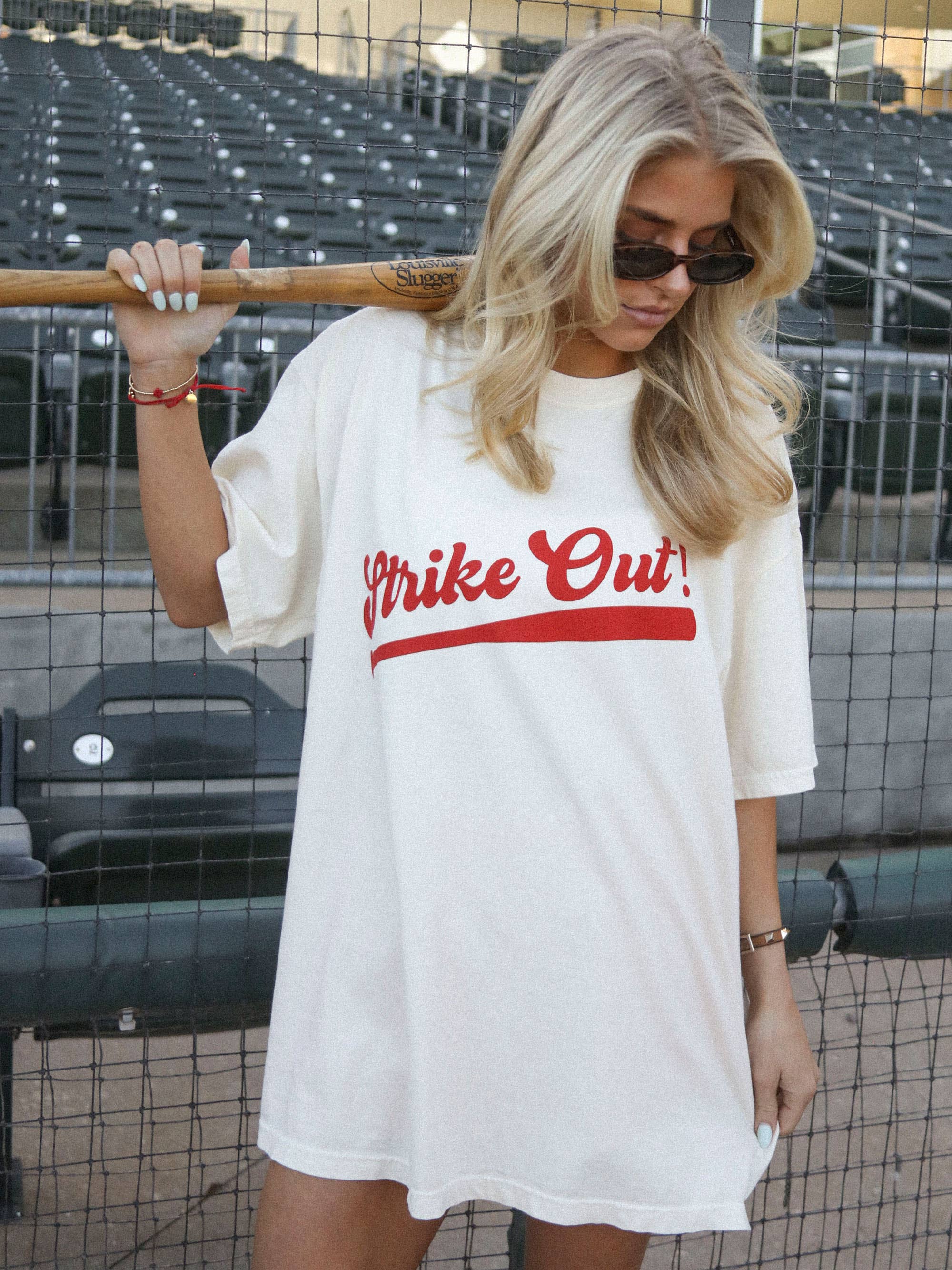 Strike Out Comfort Colors Tee