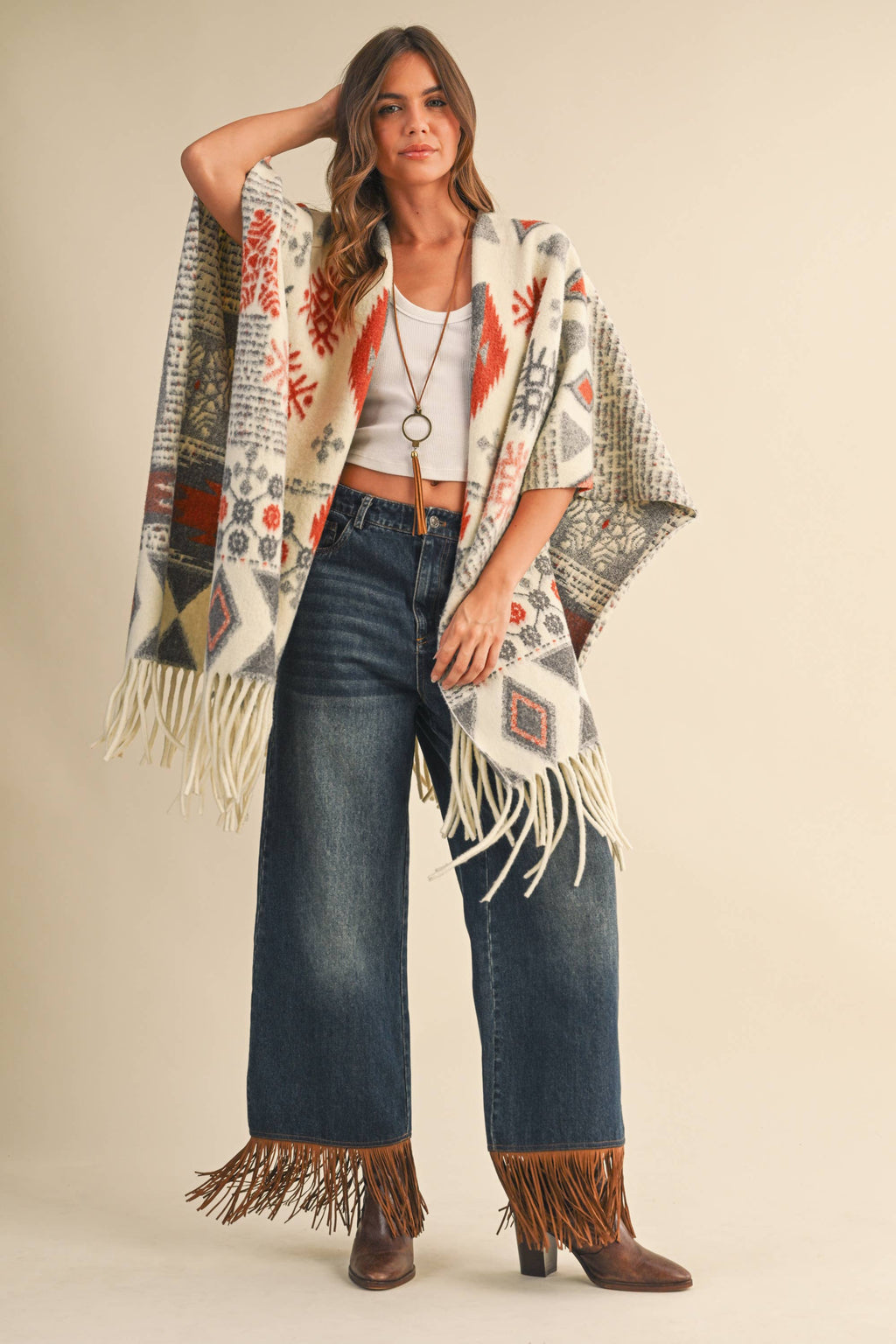 Signature Fringe Denim