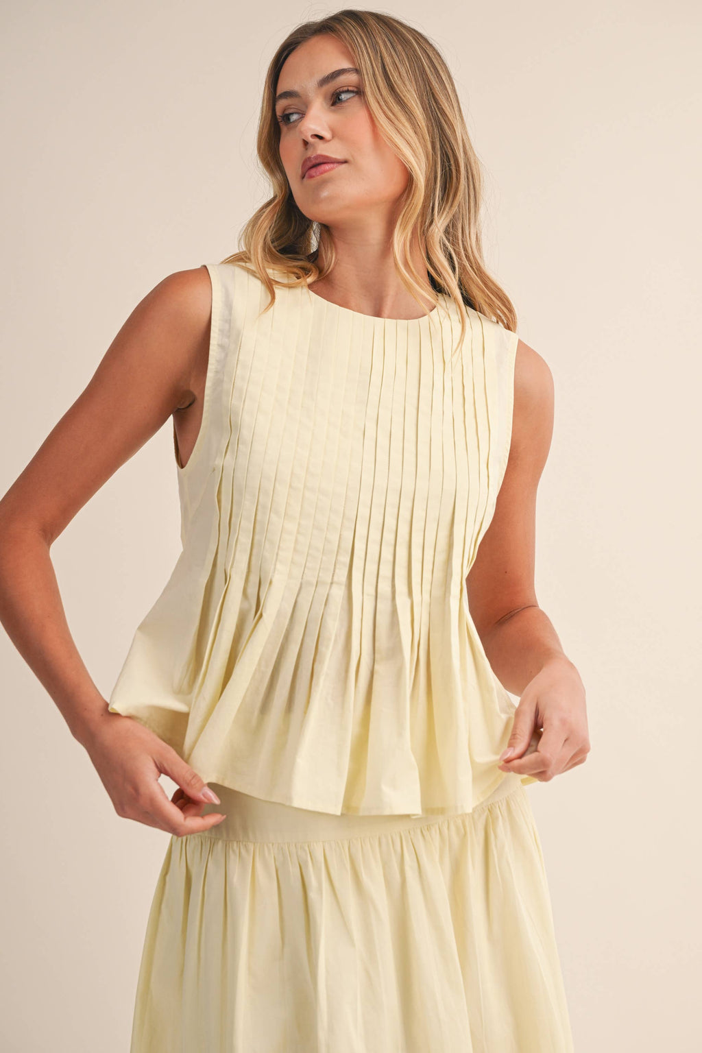 Refined Pintuck Midi Set