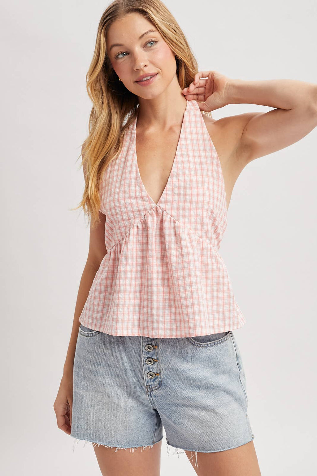Halter Bubblegum Blouse