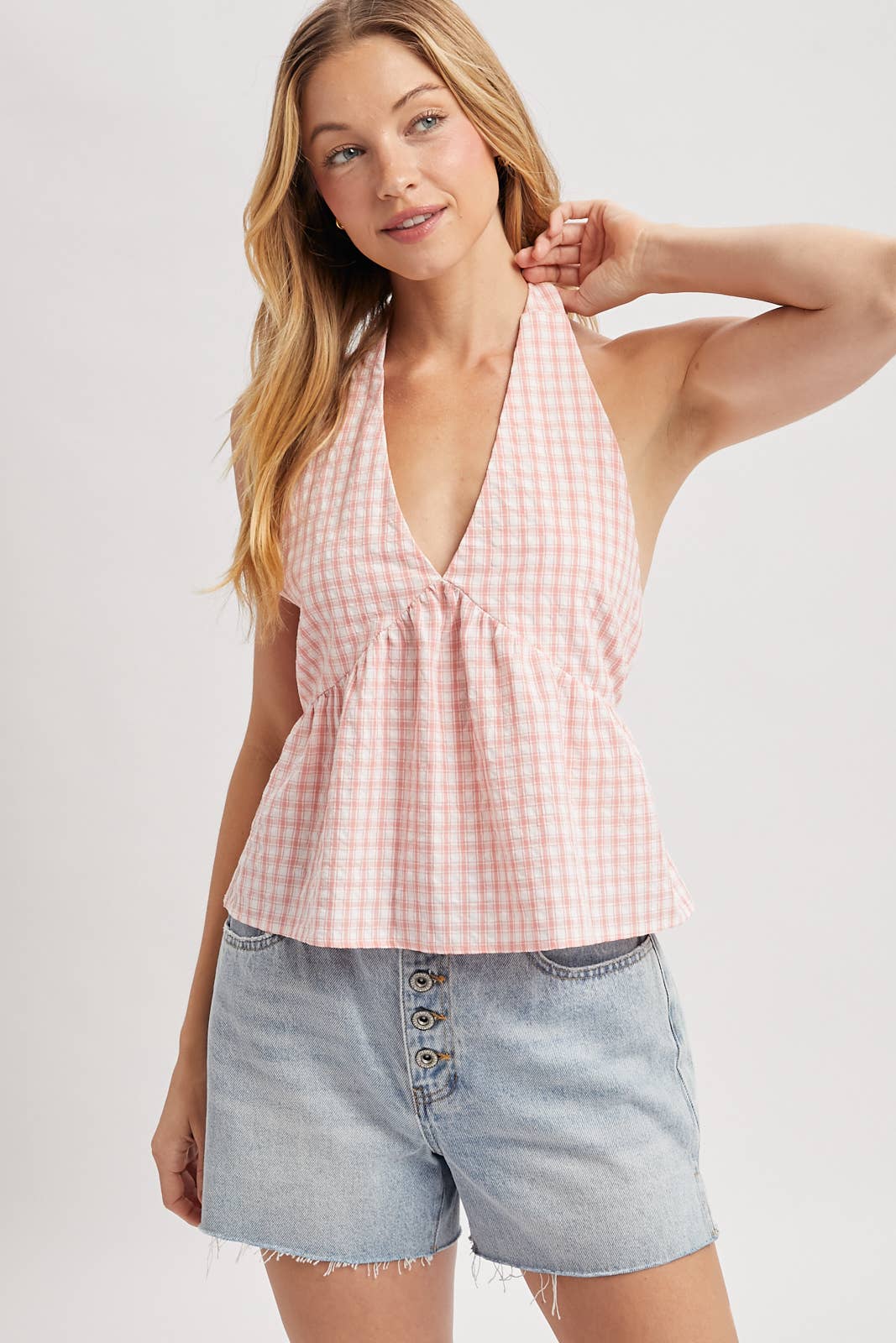 Halter Bubblegum Blouse
