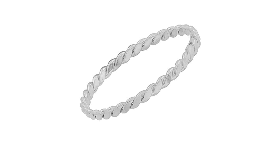 Sterling Silver Ring - Rope