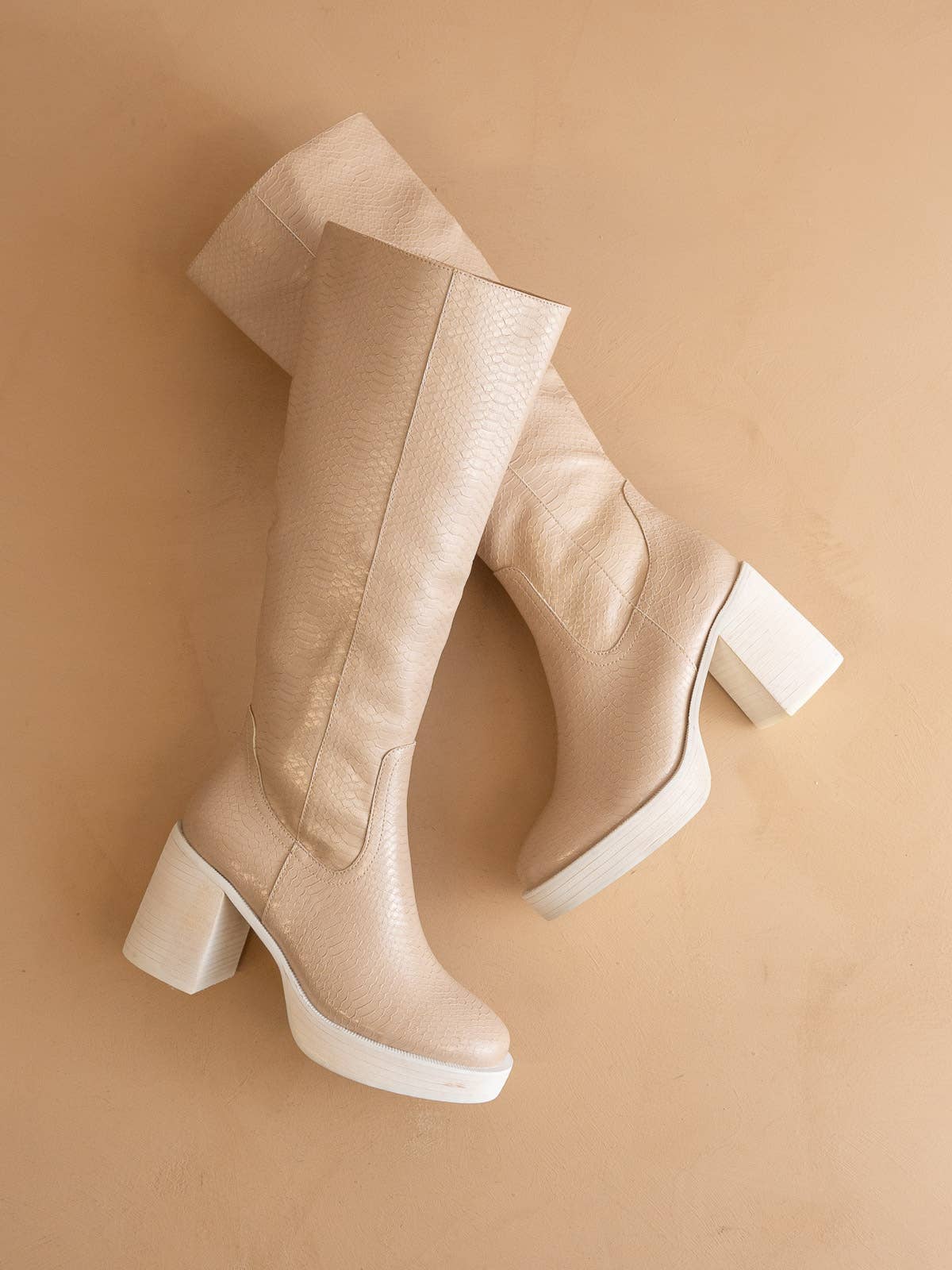 Mesa Beige Boots - Final Sale