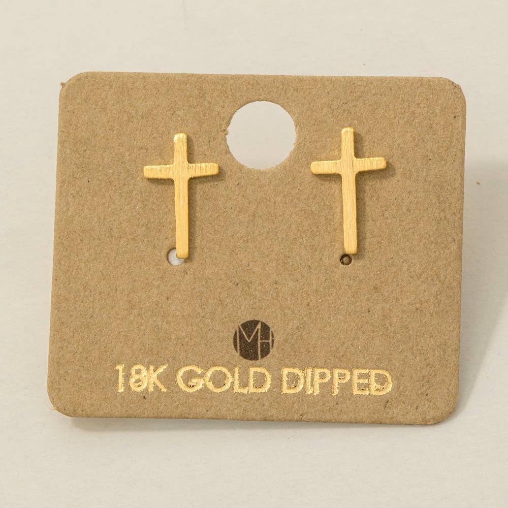 Open Sky Cross Earrings