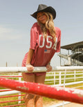 Red, White & America Tee