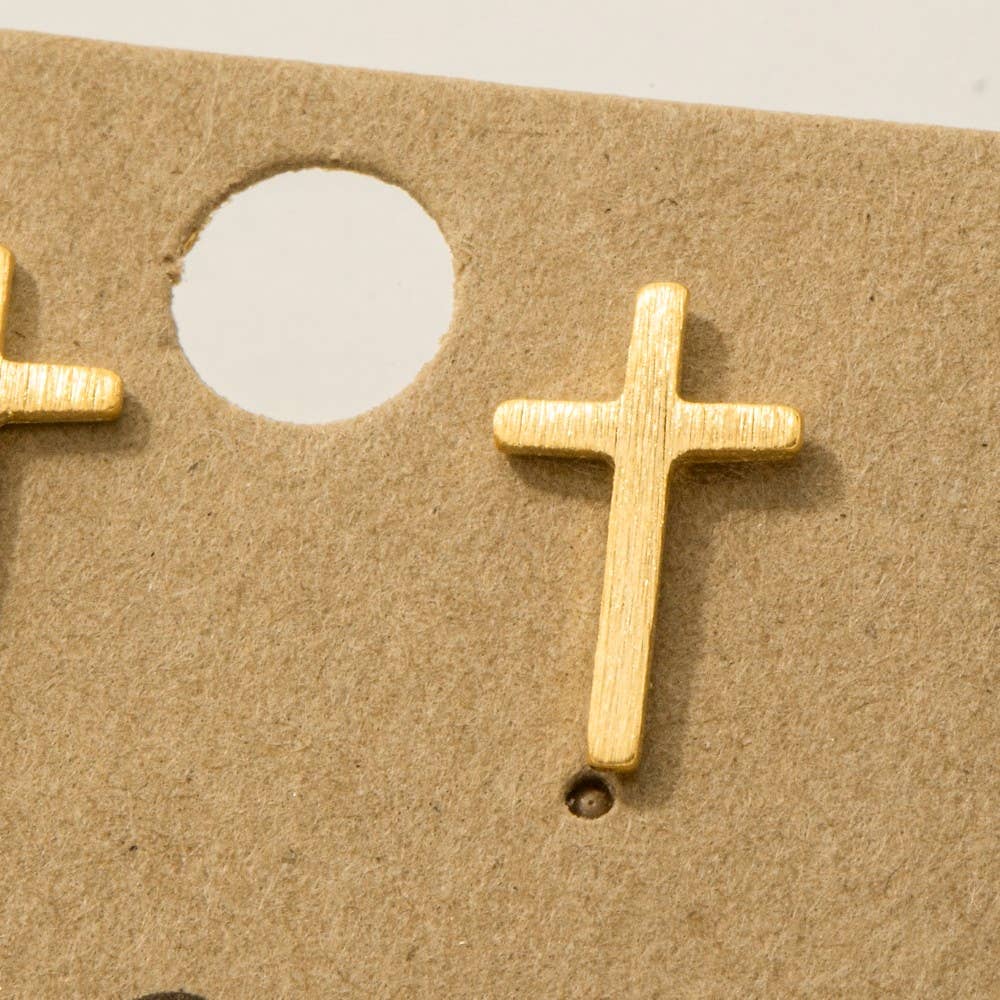 Open Sky Cross Earrings