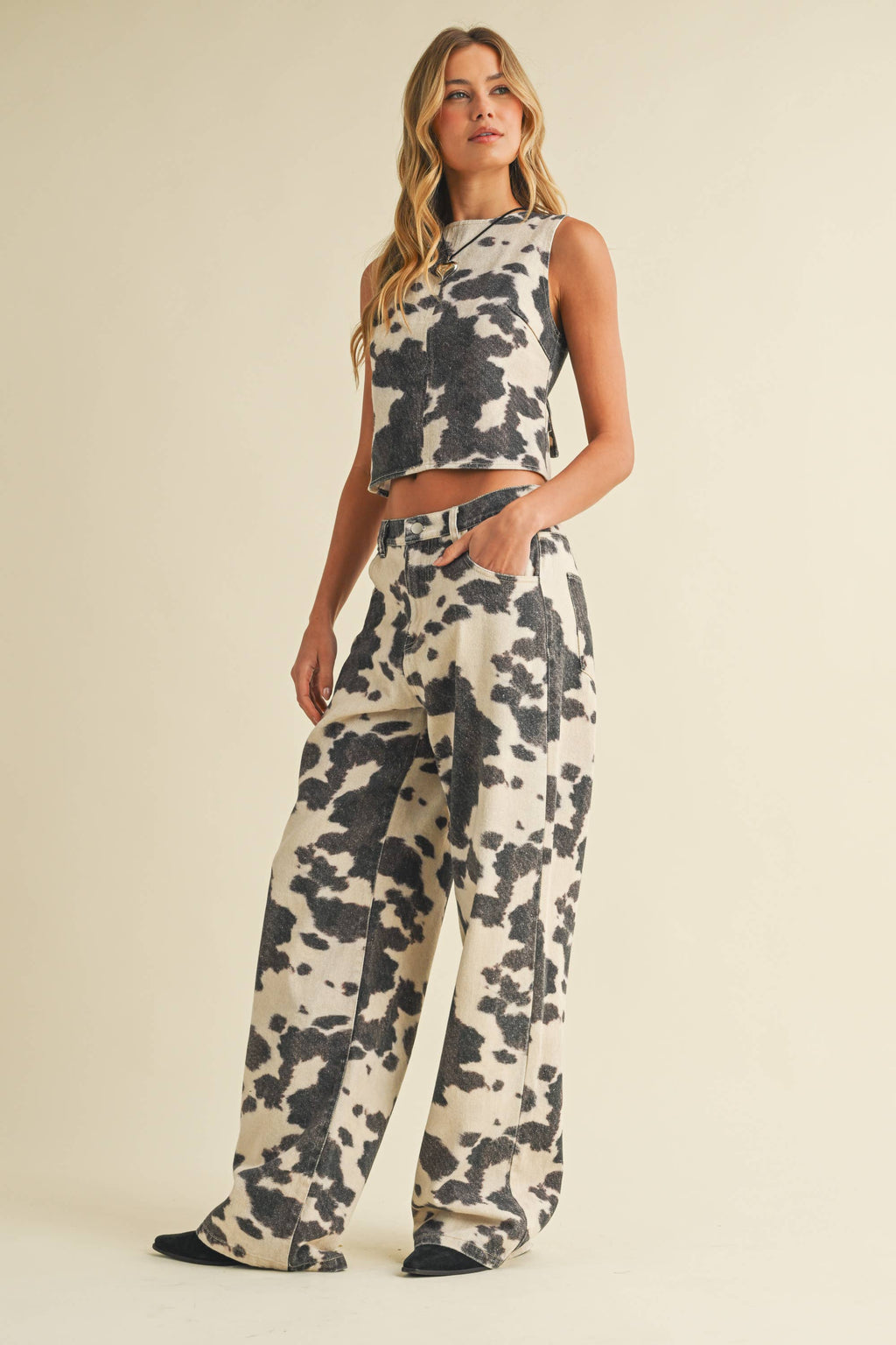 Cowhide Chic Set