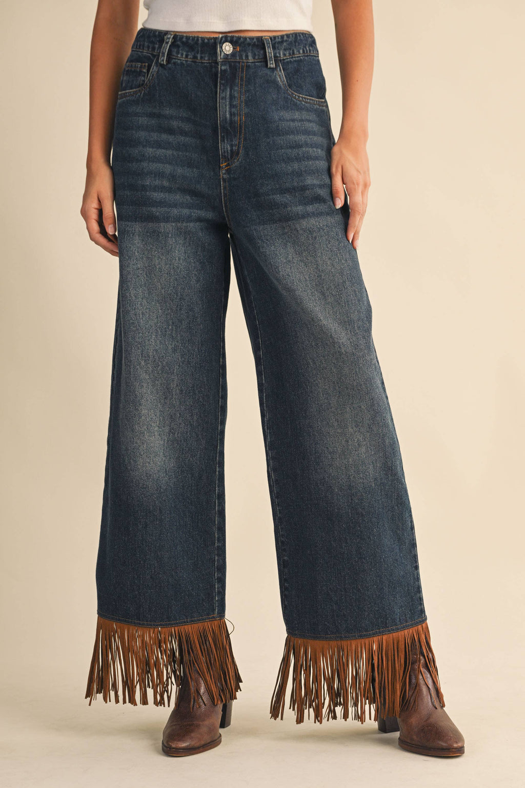 Signature Fringe Denim