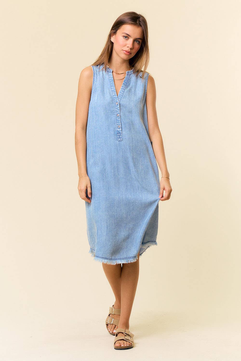 Ultimate Denim Midi Dress