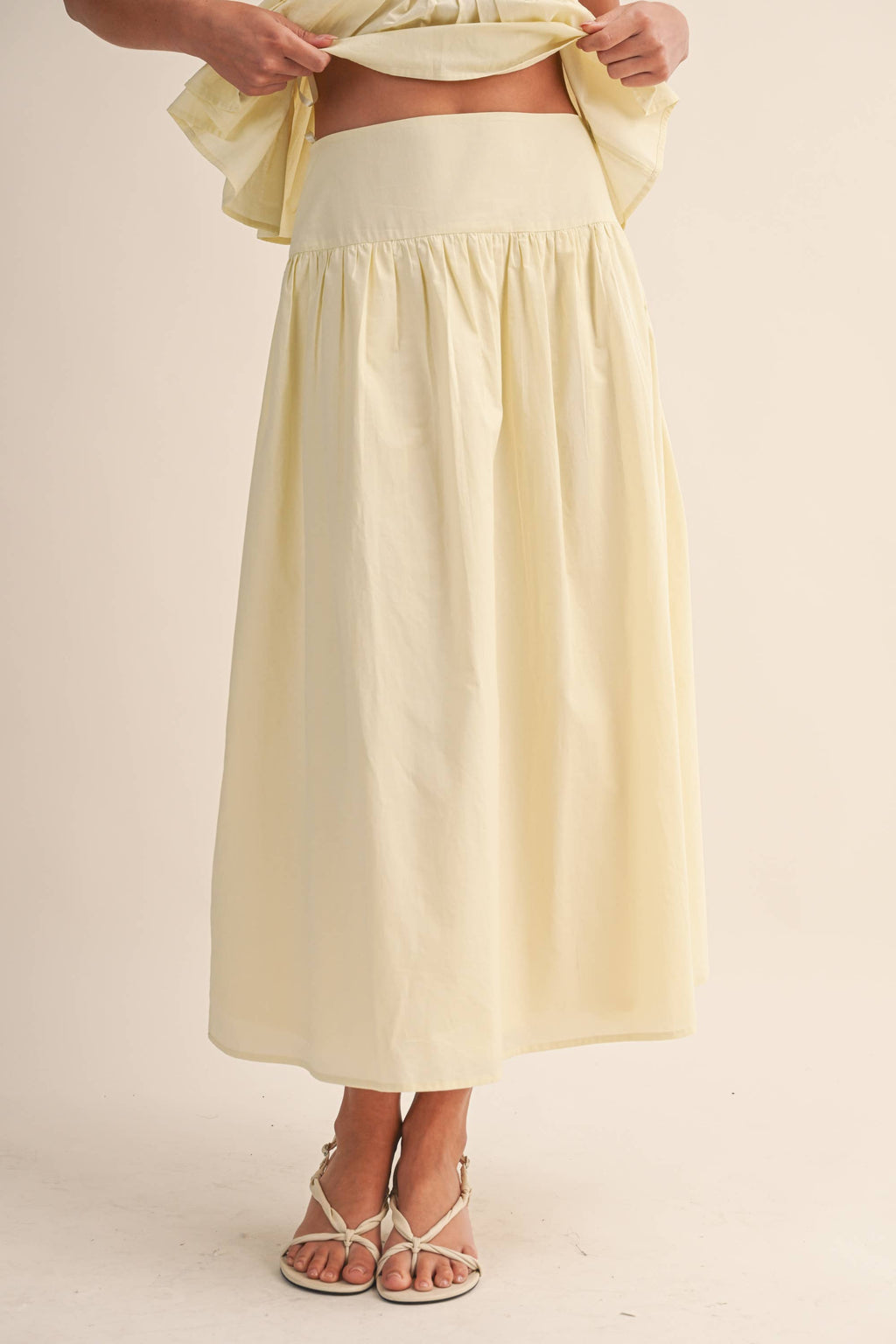 Refined Pintuck Midi Set