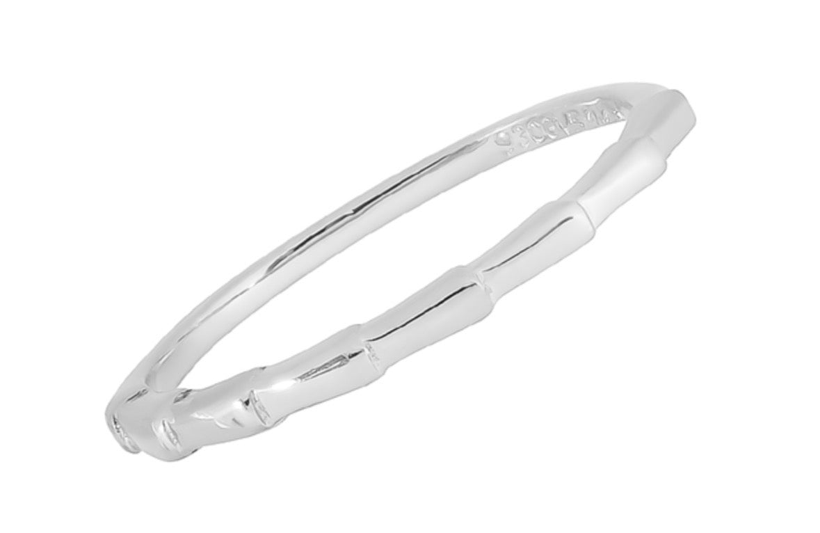 Sterling Silver Ring - Bamboo