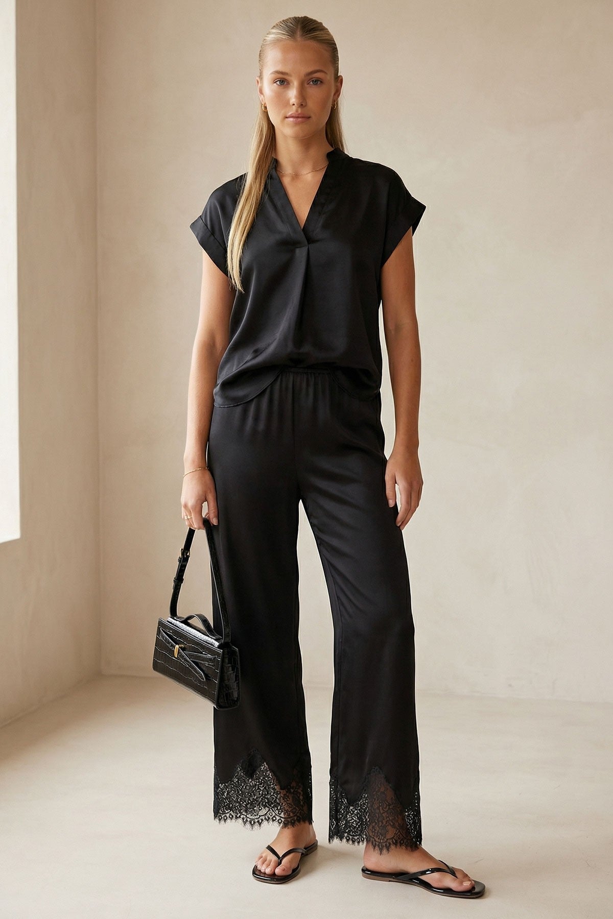 Whisperer Satin Blouse