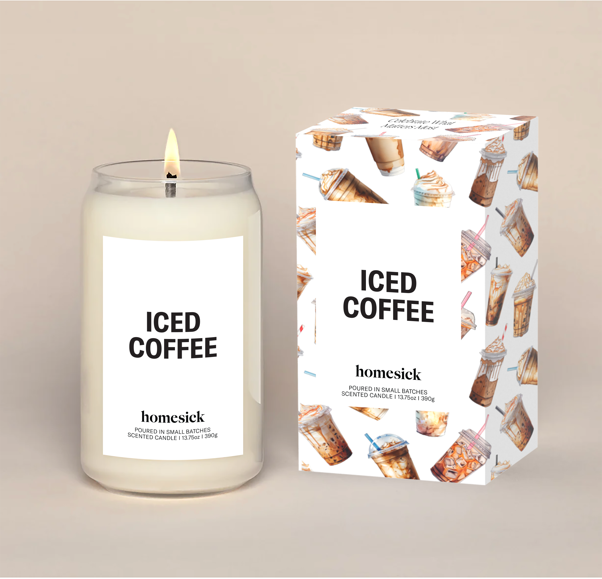 Iced Coffee Candle - Homesick