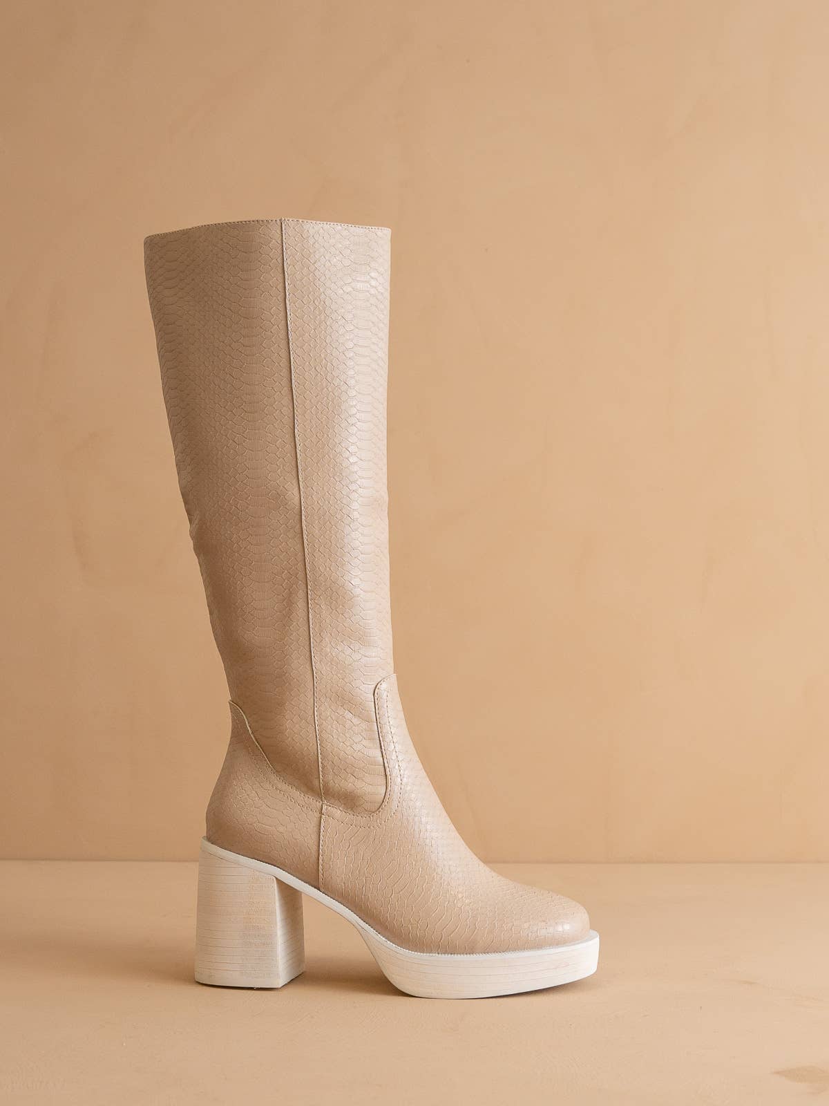 Mesa Beige Boots - Final Sale