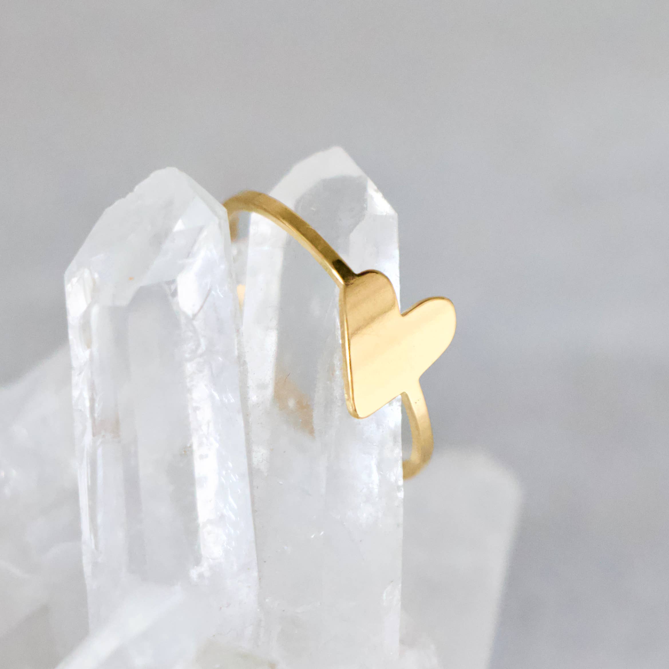 Solid Heart Ring -  Waterproof