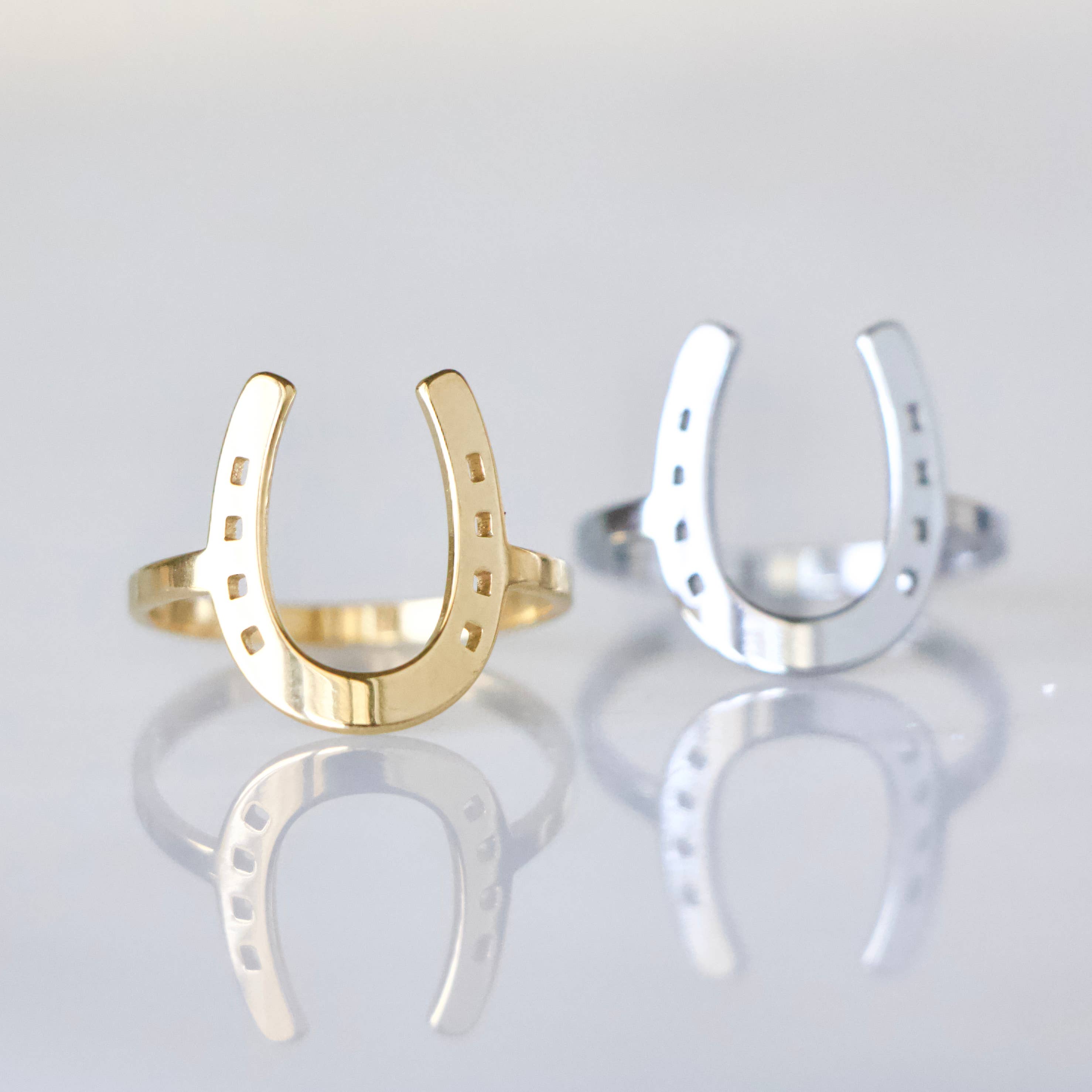 Lucky Horseshoe Ring -  Waterproof