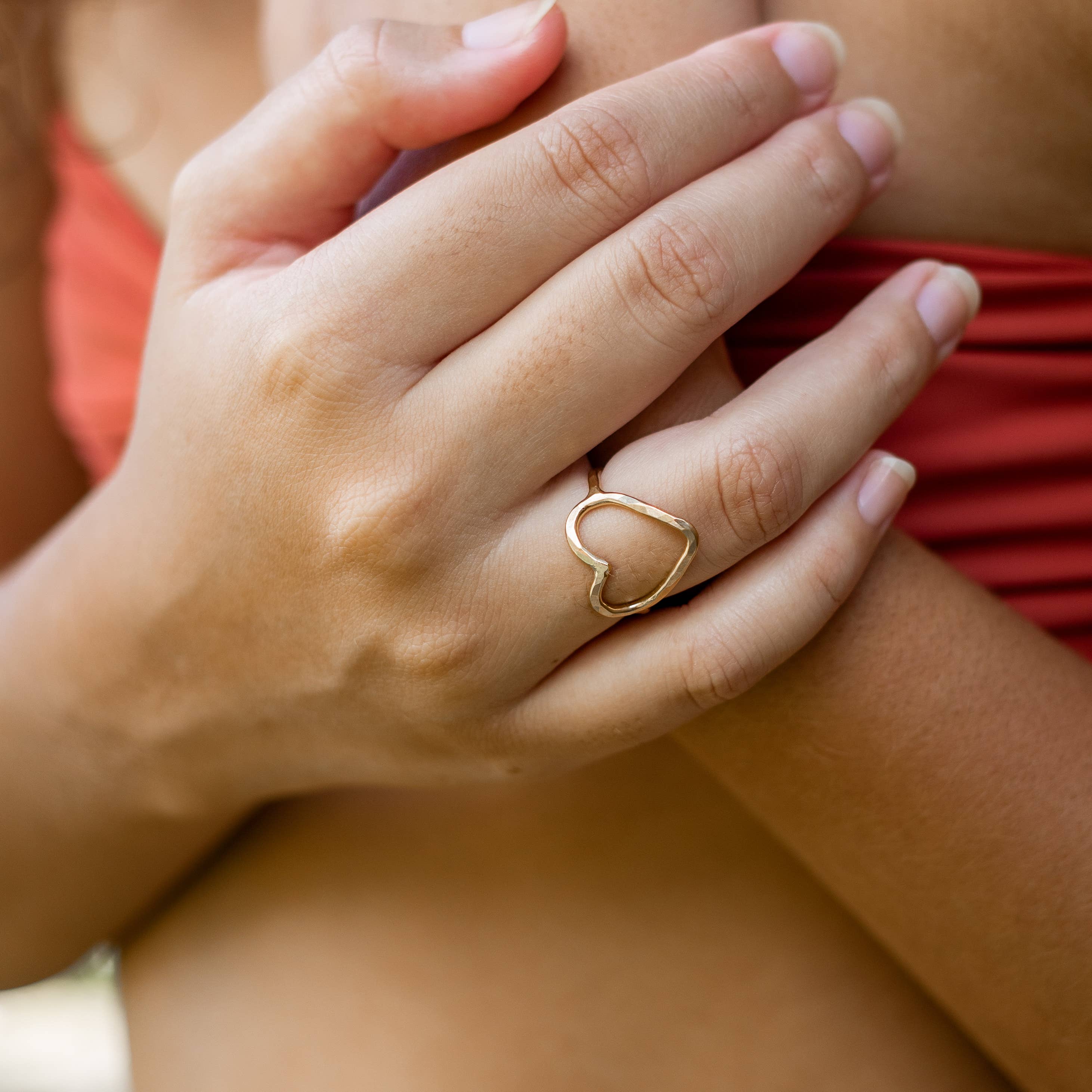 Heart Ring - Sterling Silver / 14K Gold Filled