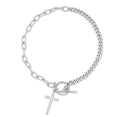Sterling Silver Bracelet - Cross