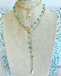 Canyon Lock Turquoise Necklace