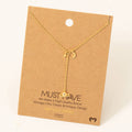 Open Sky Lariat Necklace