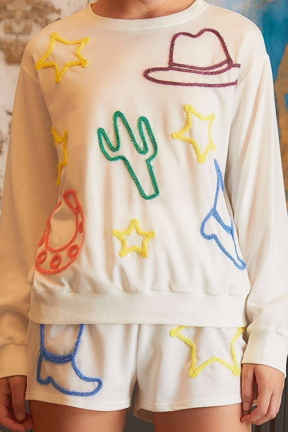 Saddle Sketch Sweat Short