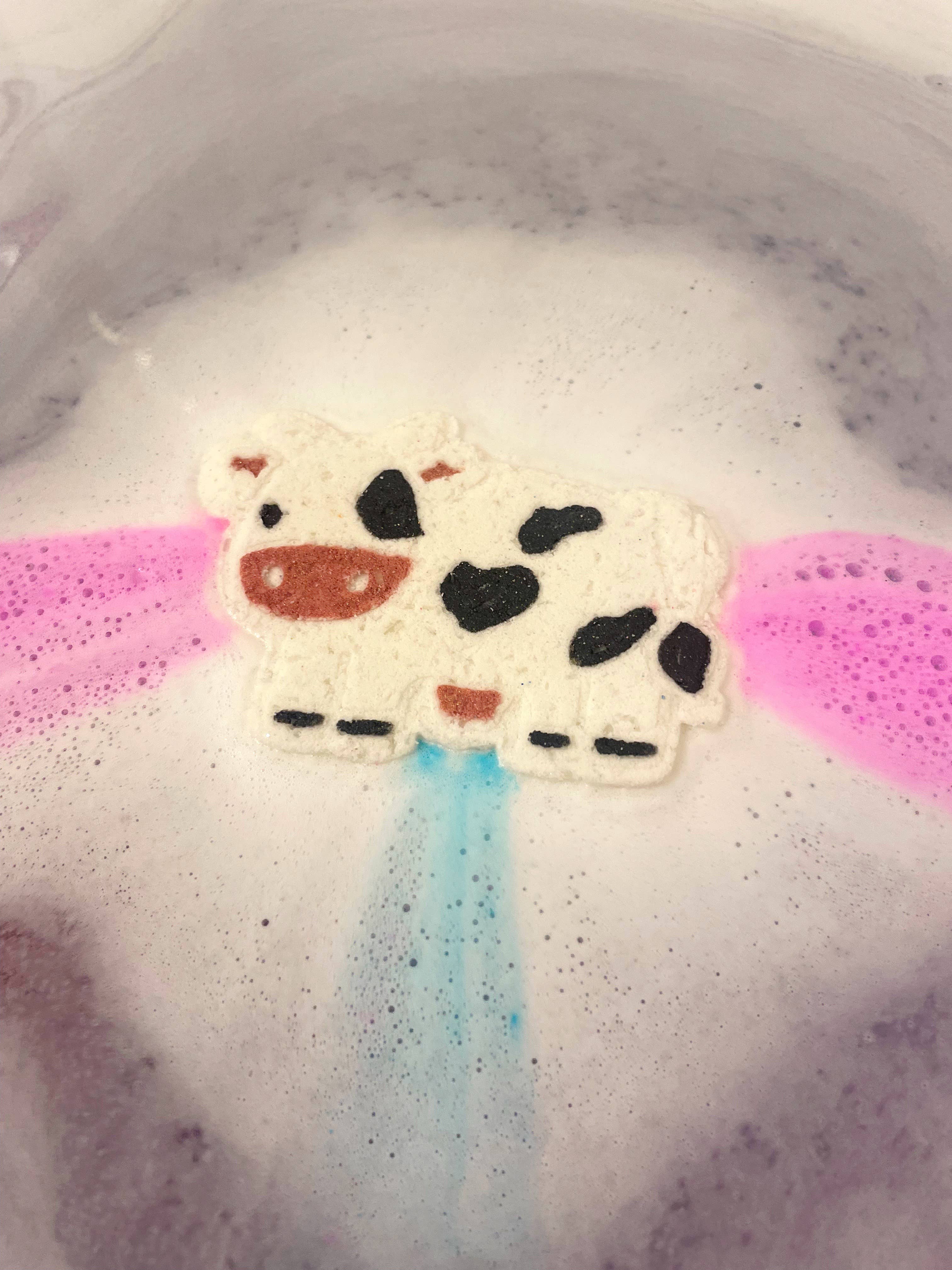 Cow Bath Bomb with Toy