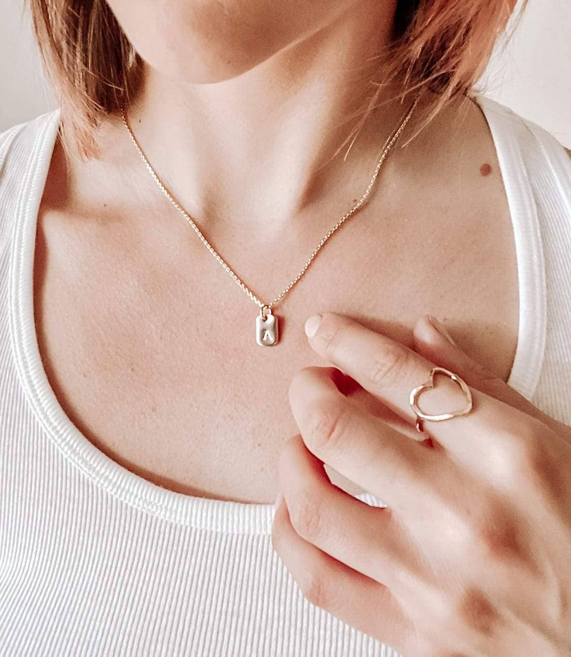 Heart Ring - Sterling Silver / 14K Gold Filled