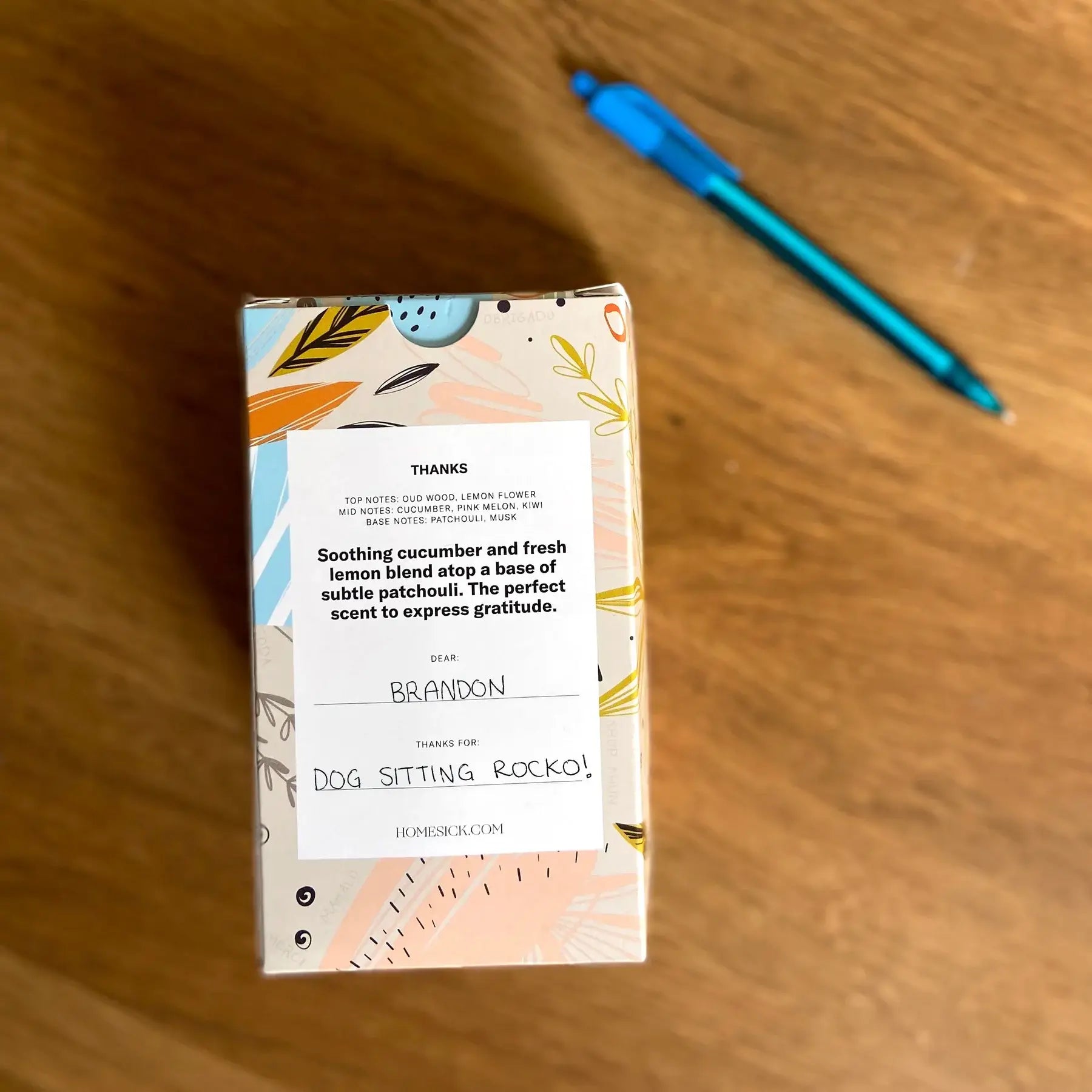 Thanks Candle - Homesick