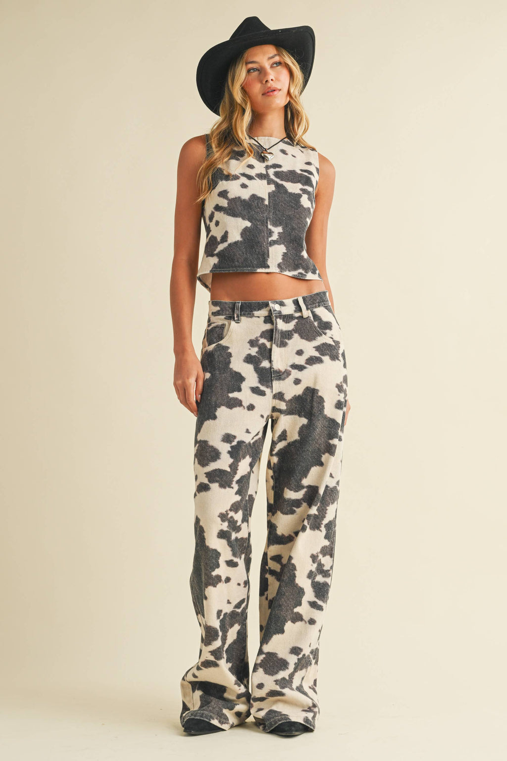 Cowhide Chic Set