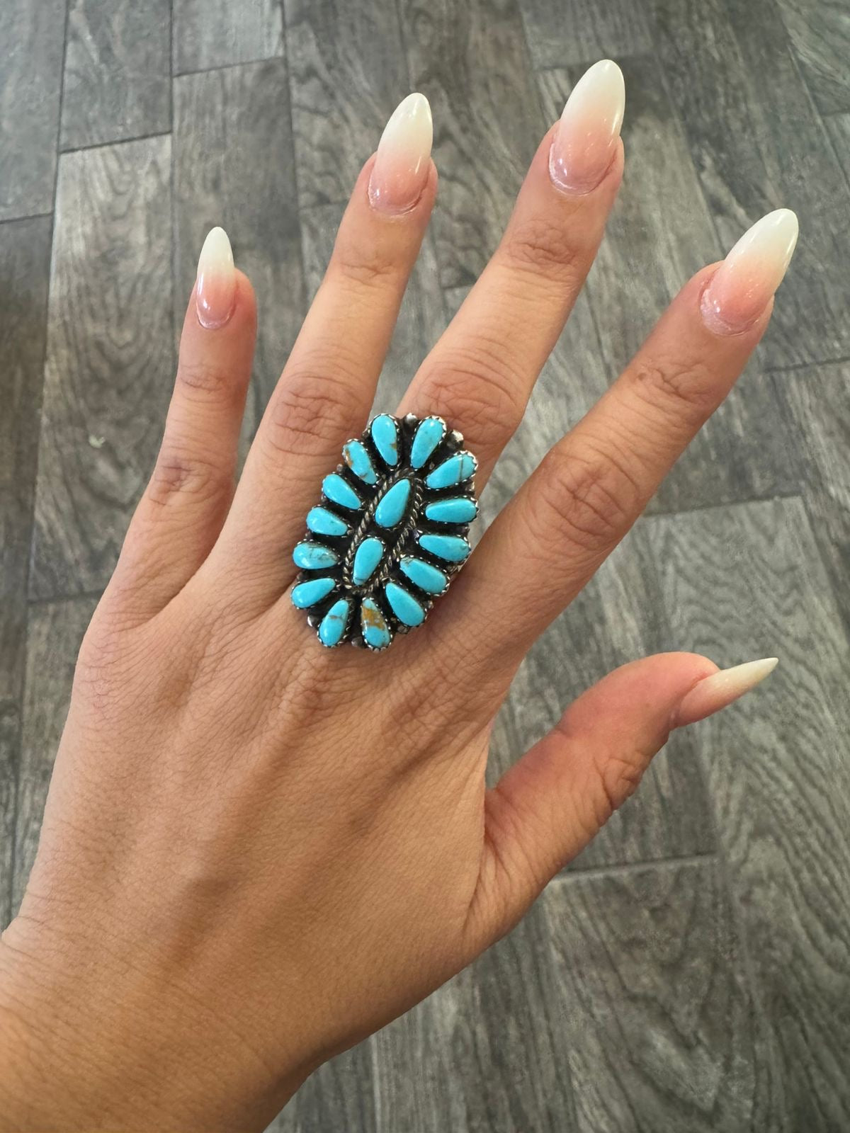 Kingman Turquoise Sterling Silver Ring