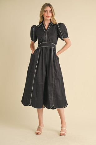 Scallop Society Dress - Final Sale