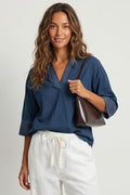 Tailored Edge Blouse - Final Sale