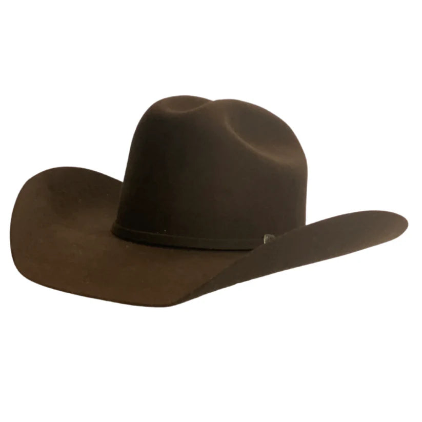 Dallas Twister 4" Brim | Chocolate 100% Wool