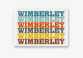Wimberley Ceramic Magnet | Vintage Retro Texas Hill Country